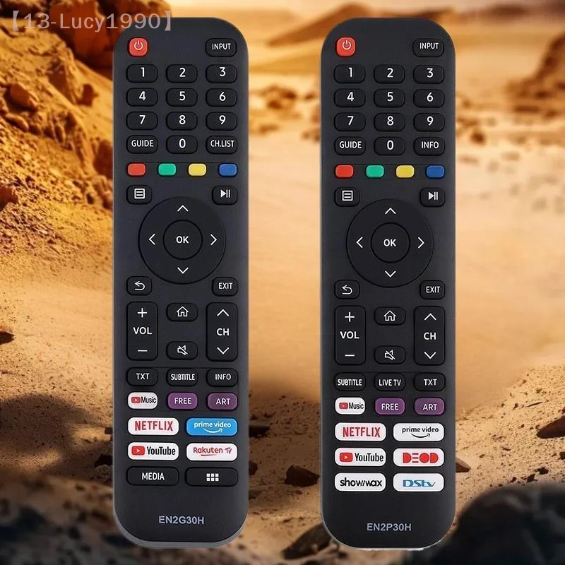 جهاز تحكم عن بعد واحد متوافق مع تلفزيون Hisense 4K UHD LED الذكي EN2G30H EN2P30H EN2B30H EN2A30 #5