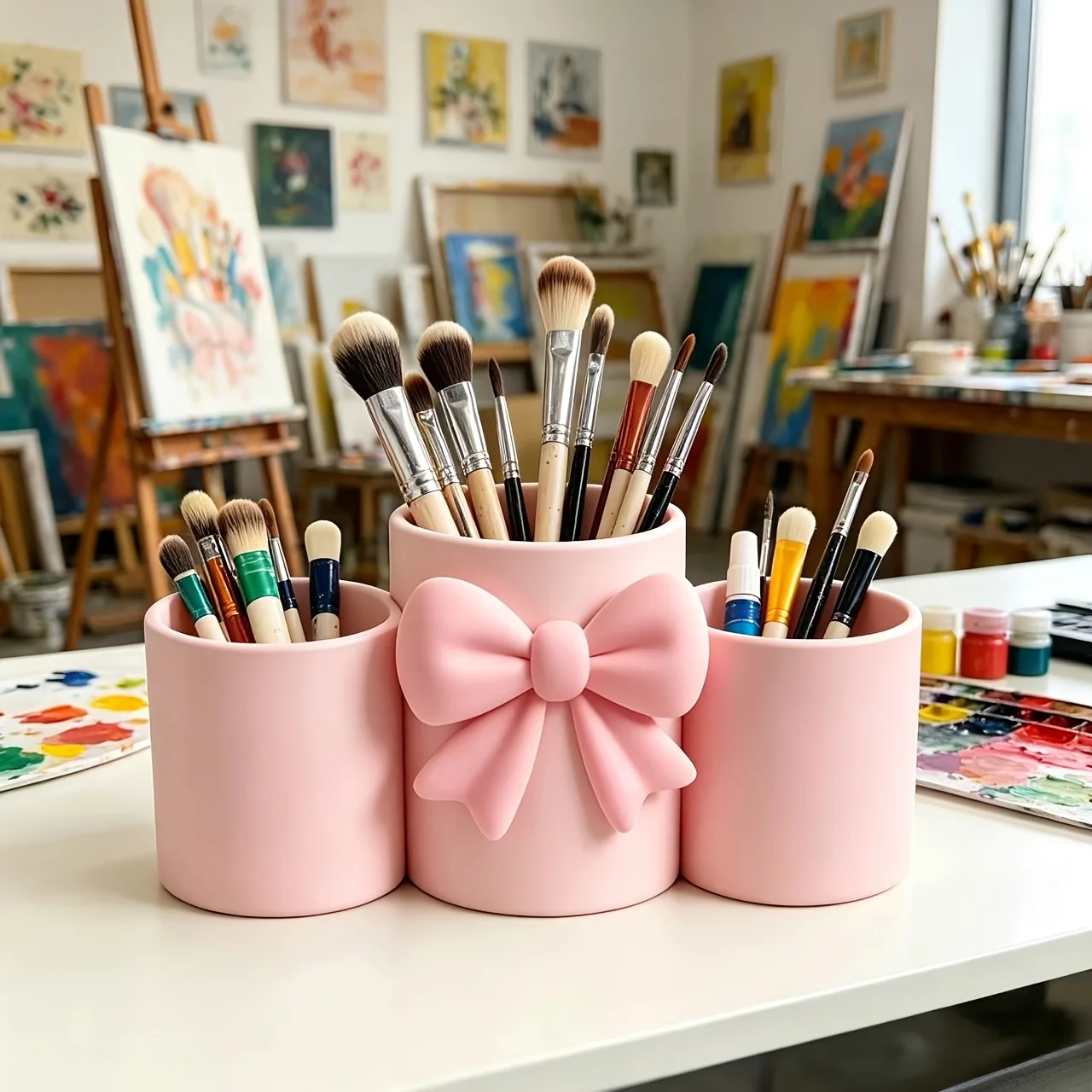 1-peca-de-caixa-de-armazenamento-rosa-exquisita-em-formato-de-laco-resistente-e-duravel-ideal-para-guardar-material-de-escritorio-pinceis-de-maquiagem-escovas-de-dente-e-armazenamento-de-dentes-decoracao-de-mesa-exquisita-adequada-para-sala-de-estar-quarto-d