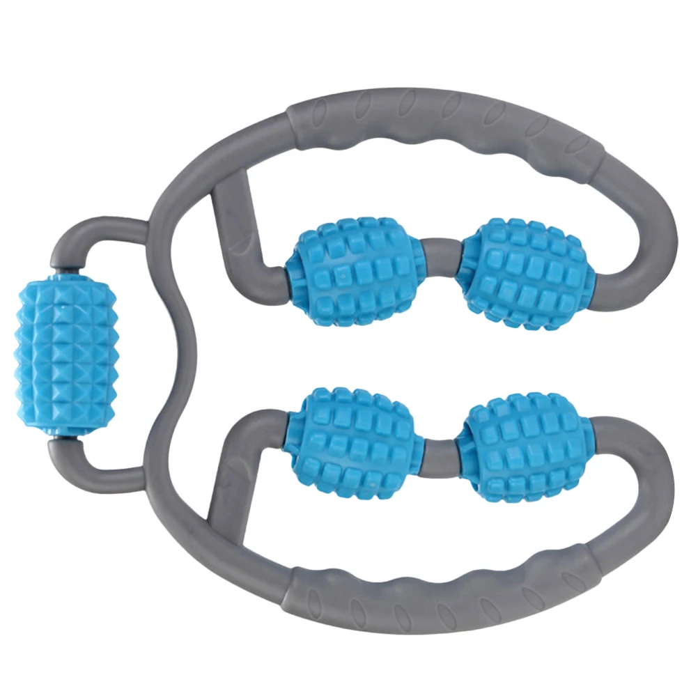 

1pc Blue Leg Massager Shaft Muscle Relaxer Massage Roller For Blood Circulation Fitness Exercise Comfortable