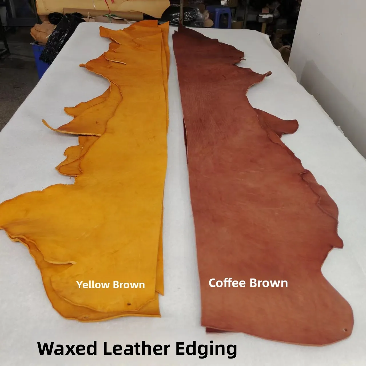 

Colored Oil Wax Leather Tan Brown Coffee Tanned Leather DIY Material for Home Fabric Crts Top Layer Cowhide Pure Color