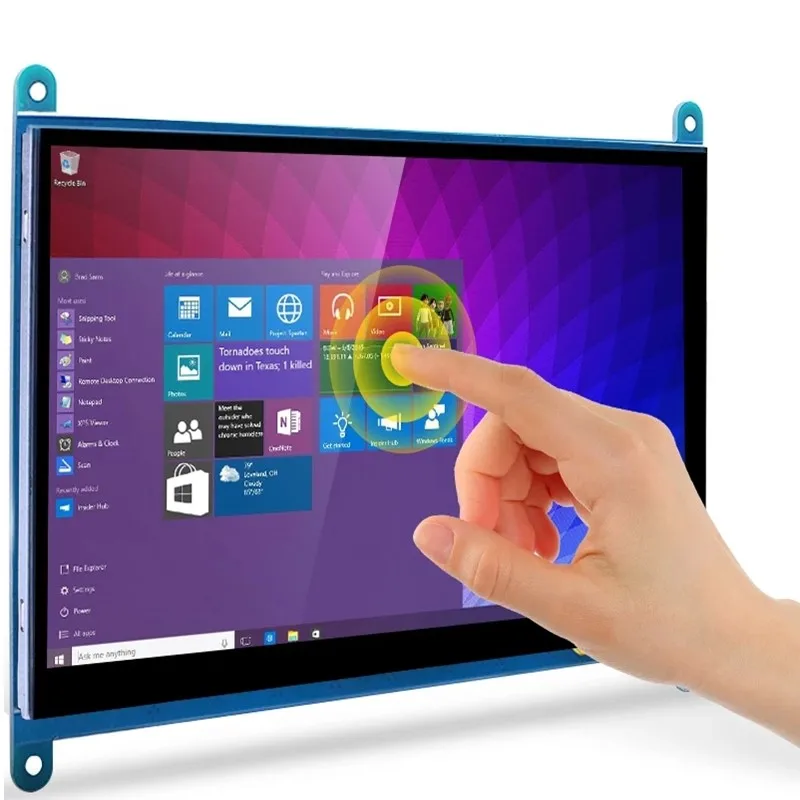 7インチ、1024×600の解像度を持つIPSディスプレイ。Raspberry Pi HDMIディスプレイ。Raspberry Pi 4/3/2/B/B+/A+に対応。モニター。