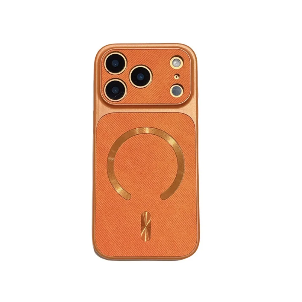 

Чехол с магнитной застежкой и текстурой денима для iPhone 17/16/15/14/13/12/11: Премиальный, ударопрочный