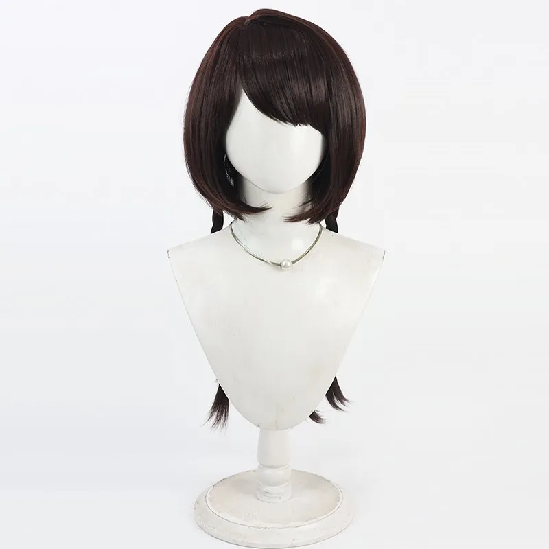 츠루네: 카제마이 고등학교 궁도부 오노기 카이 코스프레 가발, 오렌지-레드 티즈드 루츠