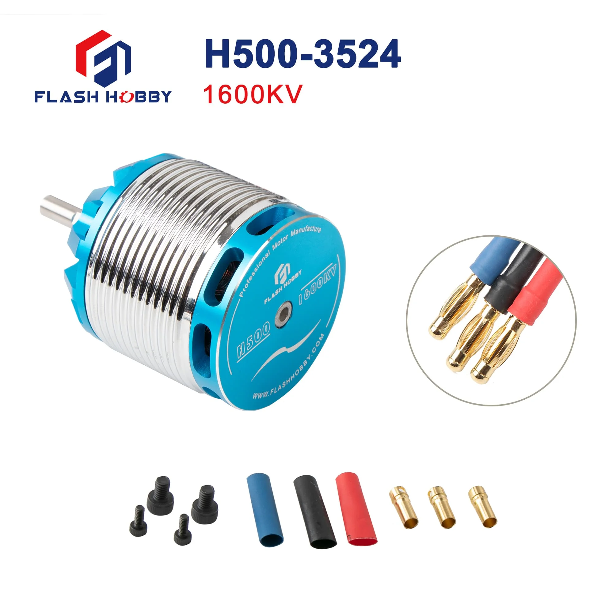 FLASHHOBBY H500 3524 1600KV Brushless Motor 500 PRO/X/L High-Power Brushless Motor RC Helicopter Accessories