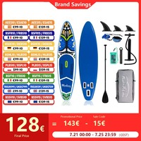 FunWater Stand Up Paddle Board Inflatable Paddling Board Surfboard Surf Sup Board 335*83*15CM  Non-Slip Water Sport Paddle Board