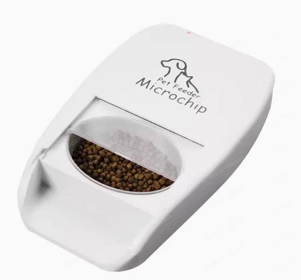 Automatic Cat Feeder Auto Cat Food Microchip Pet Feeder Wet and Dry Food Dispenser for Small Dogs with Microchip Sensing