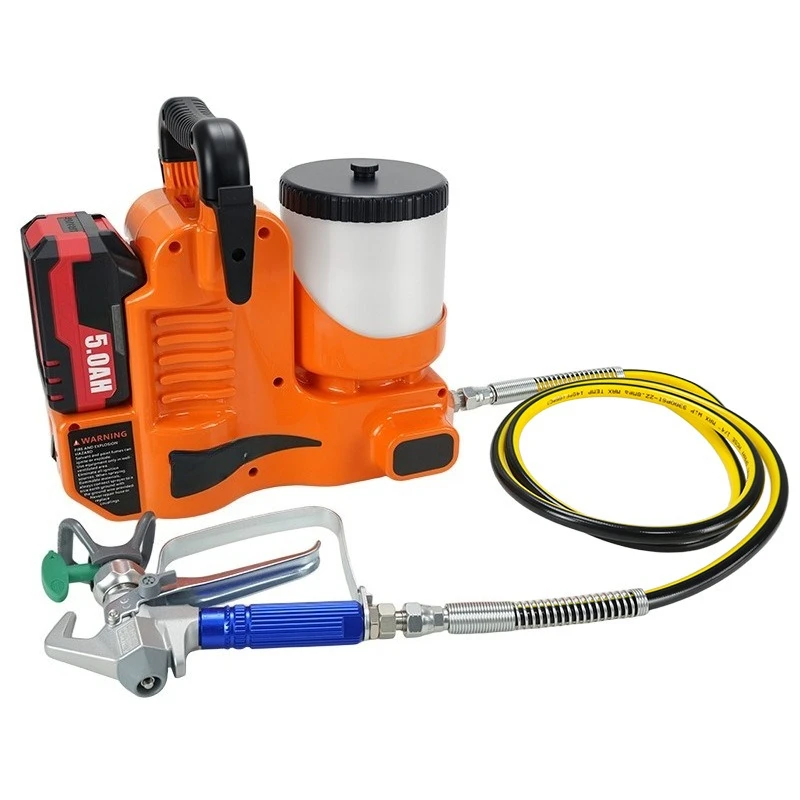 High pressure airless spraying machine ElectricPaintSprayer lithium battery charging small backpack painting machine