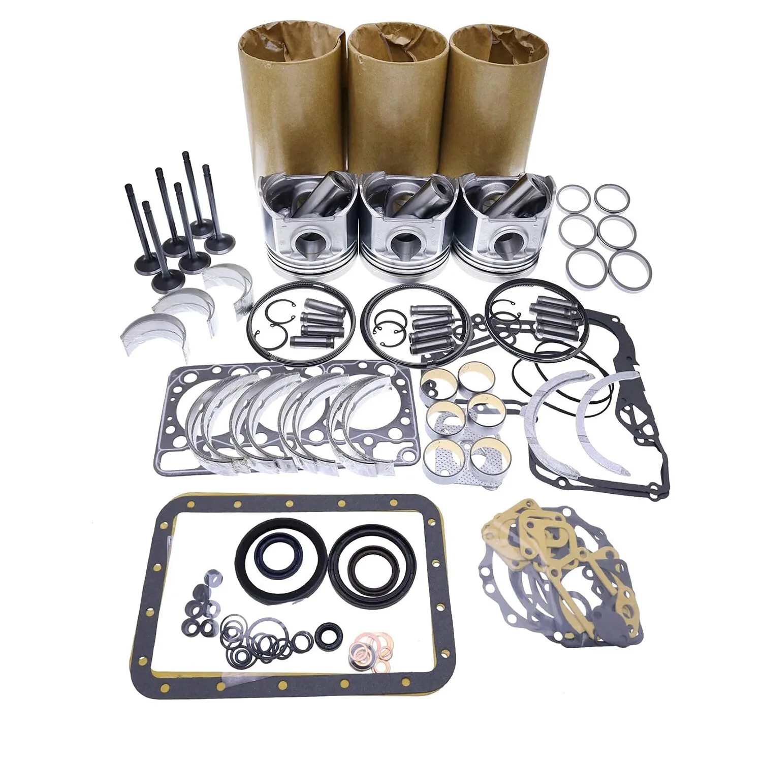 

Overhaul Rebuild Kit for Mitsubishi S3L S3L2-Y1 Engine MM25T MM30CR MM30T Loader