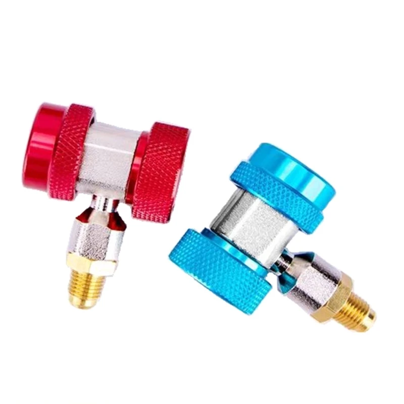 R134A HVAC Auto Freons Air Condition Adapters Refrigerant AdjustableQuick Couplers drop shipping