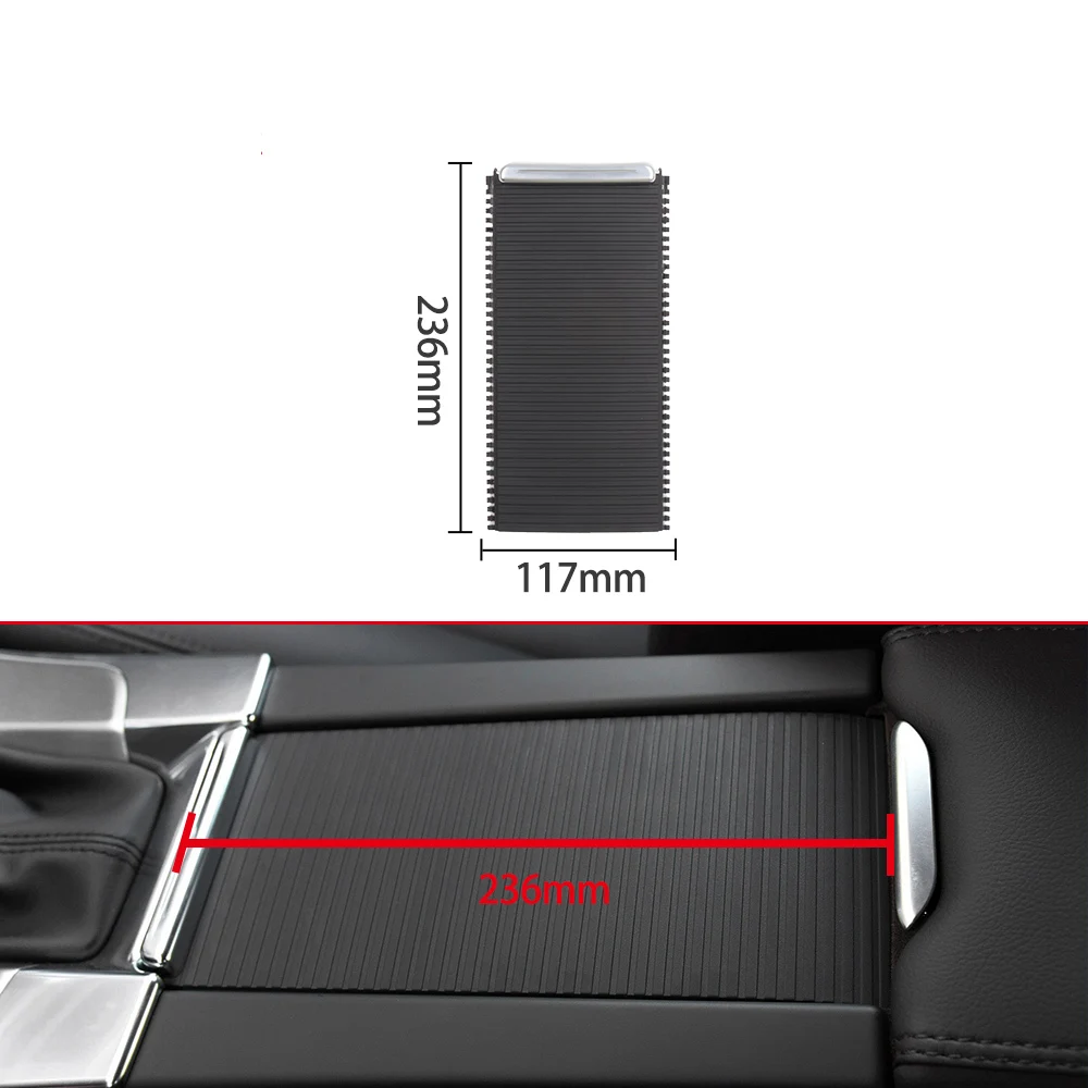 Car Central Armrest Box Water Cup Holder Curtain Roller Shutter Cover 39868873 For Volvo XC60 2009-2017 S60 S60L 11-19 39868875