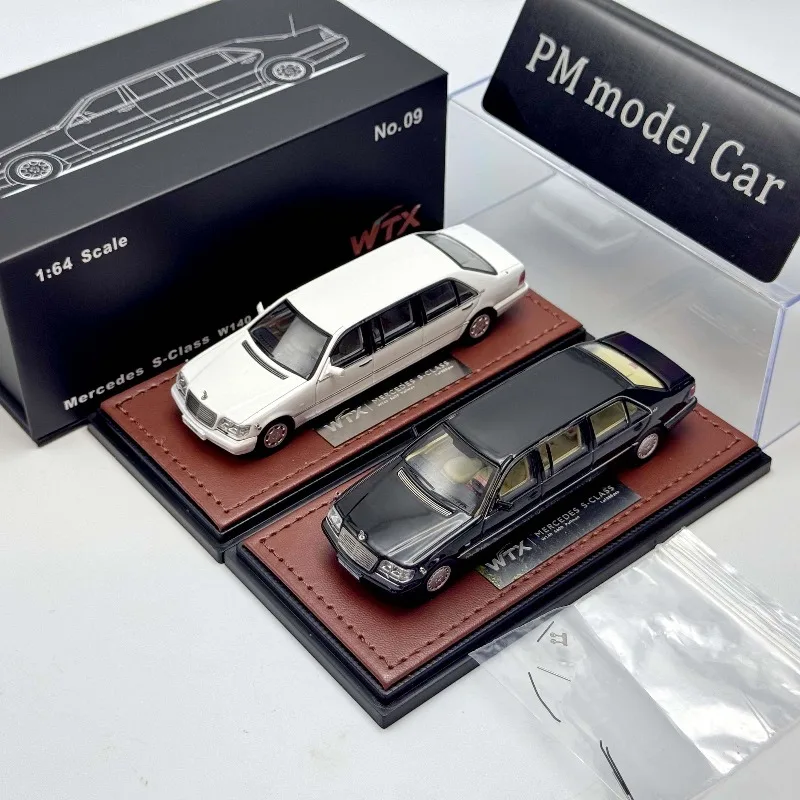 En stock: Modelo de vehículo de aleación 1:64 S W140 Tiger Head Run, regalo para niños, artículo de decoración para colección de habitación.