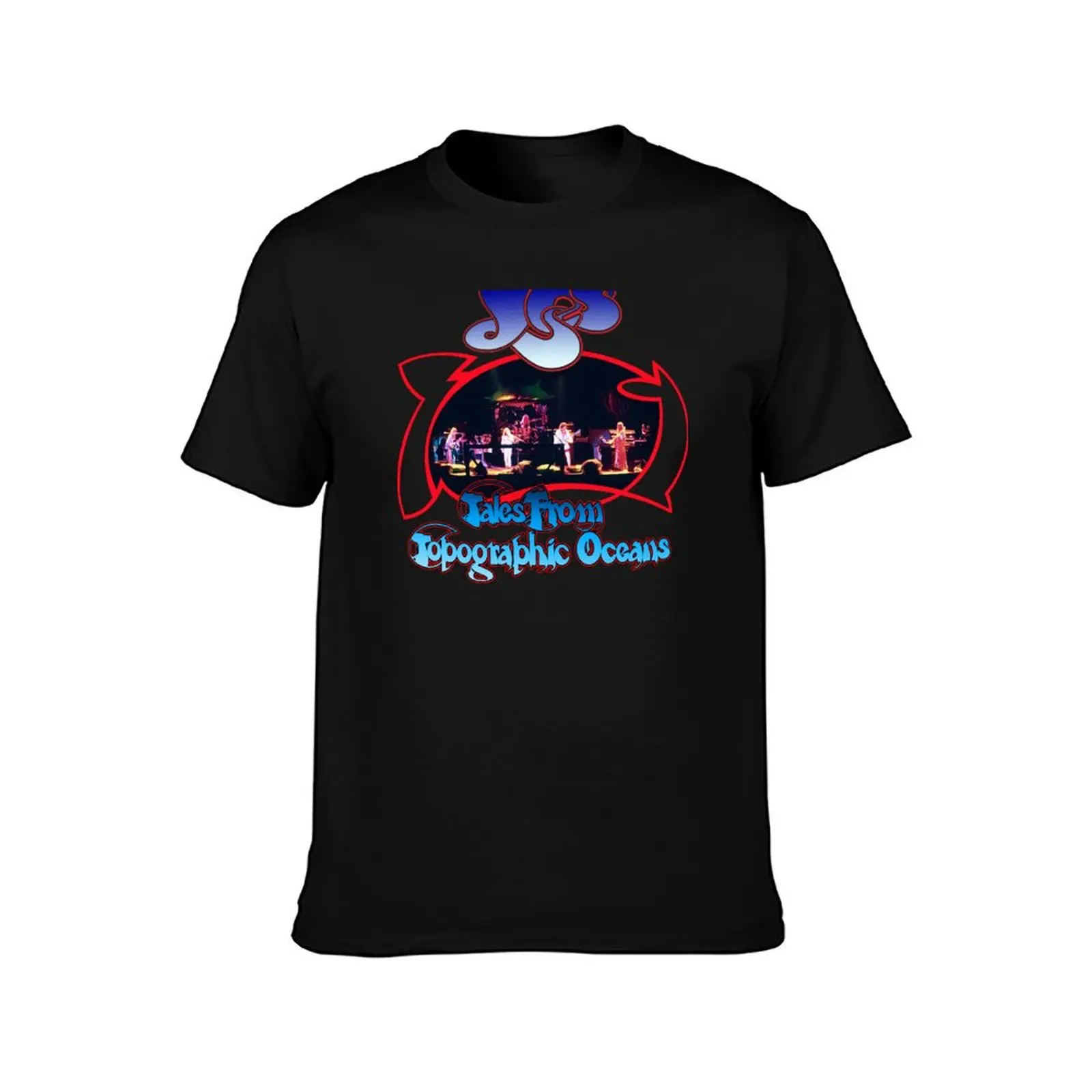 Topographic Oceans T-Shirt Plus Size Lightweight Top T-Shirt