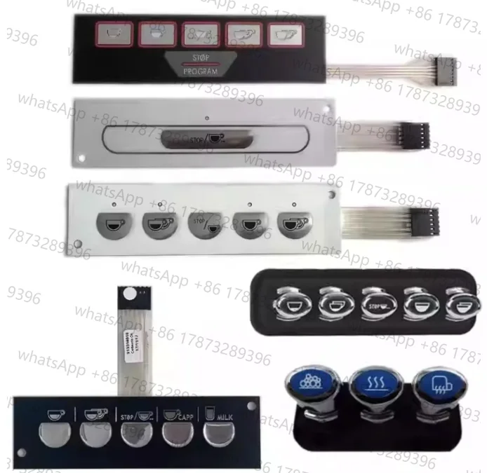 Мембранная клавиатура для кофемашин FAEMA e98/ENOVA/EMBLEMA m27, пленочная панель управления с кнопками