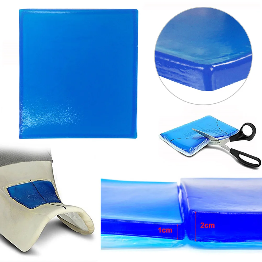 DIY Motorcycle Seat Gel Pad Shock Absorption Mat Soft Cushion For Motorcycle Car Chair Cushion Pad Motorcycle Accessories