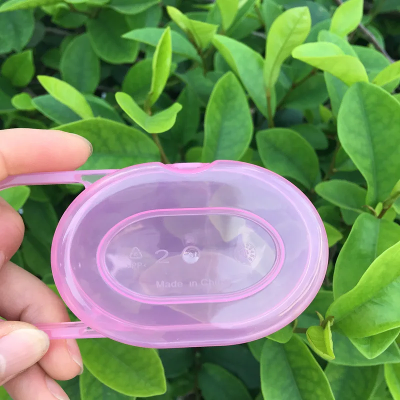 Baby Solid Pacifier Box Soother Container Holder Pacifier Box Travel Storage Case Safe Holder Pacifier PP Plastic Box Size S image 4