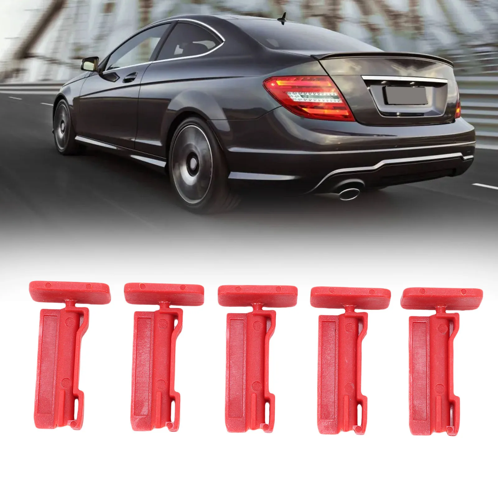 5 ชิ้นเกียร์ดิปสติ๊กหลอดปลั๊กสำหรับ C230 C240 2002-2007 A1409910055 ฟิลเลอร์ฝาครอบเกียร์น้ำมันแคลมป์