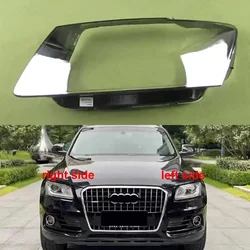 For Audi Q5 2013 -2017 Headlamp Transparent Cover Headlight Shell Lampshade Case Plexiglass Replace Original Lens