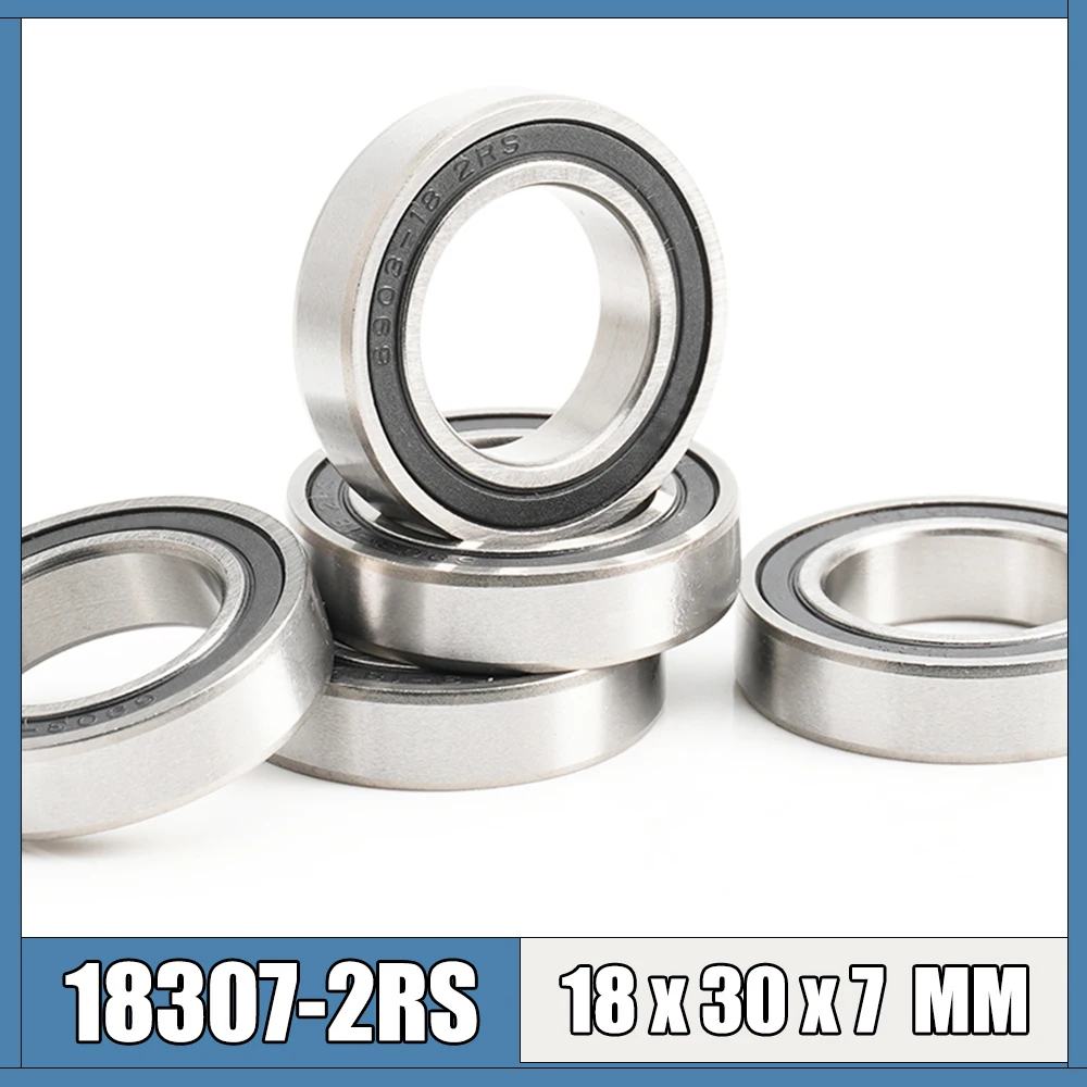 18307RS Bearing (5 Pcs) 18*30*7 mm Bicycle Axle 18307-LBLU Drum Ball Bearings 18307 6903/18 MR18307