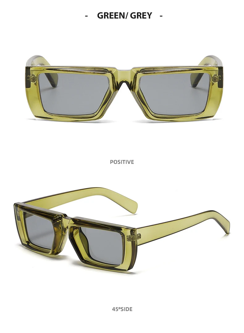 OEC CPO Vintage Rechteck Sonnenbrille Frauen Punk Kleine Rahmen Sonnenbrille MenTrends Quadratische Gläser UV400 Shades Mode Brillen – Detail 12