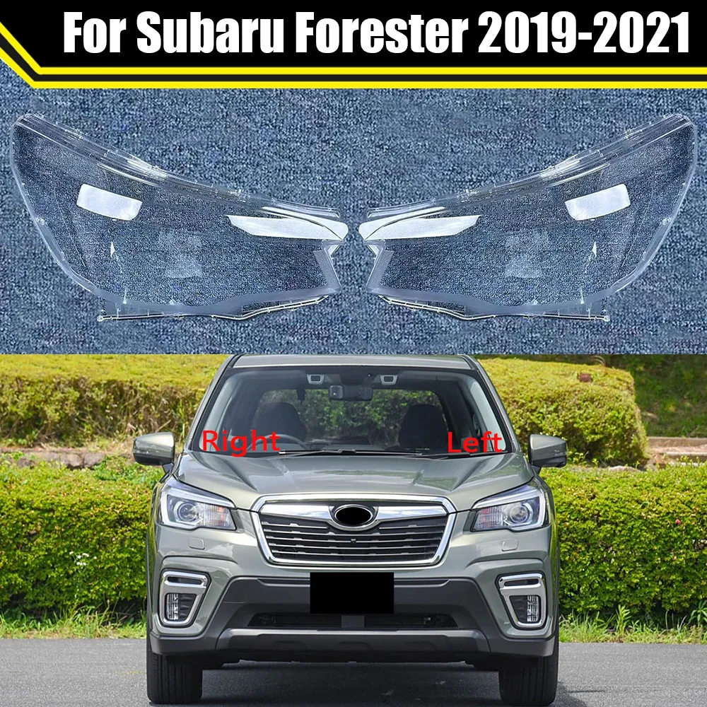 

Auto Case Headlamp Caps For Subaru Forester 2019 2020 2021 Car Front Headlight Cover Lampshade Lampcover Head Lamp Light Shell