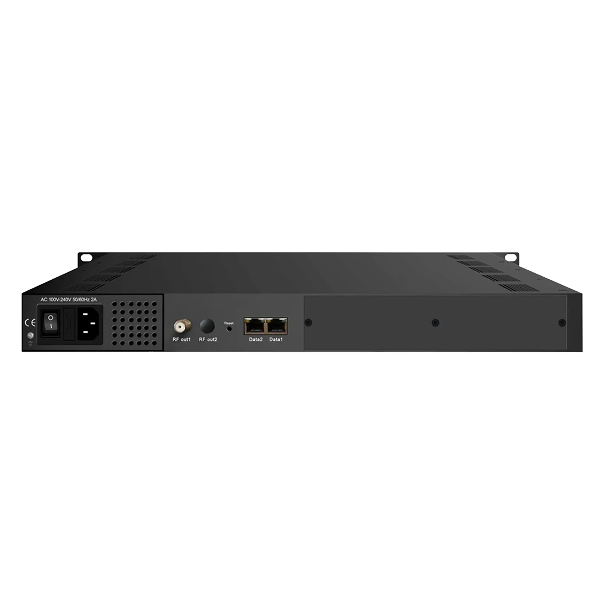 8 16 Carrier Modulator IP to RF ISDBT DVB-T ATSC TV Signal Converter Hotel Cable Front End Modulator for Digital TV Systems
