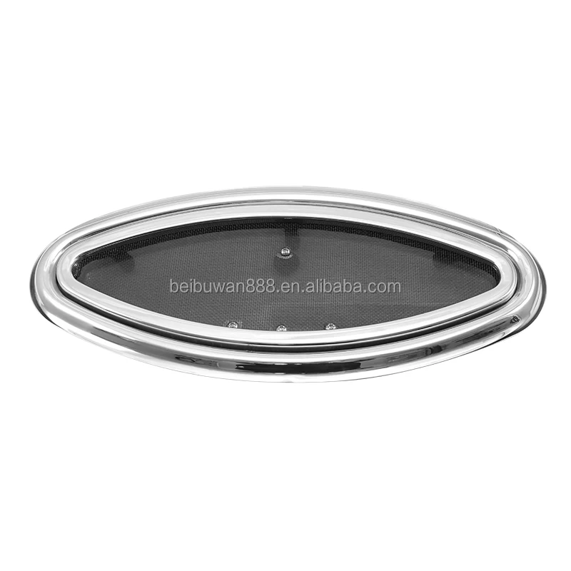 Boat Porthole Portlight Hatch Window Stainless Steel Eye Shape Opening For Boat Yacht Nautical RV Ship