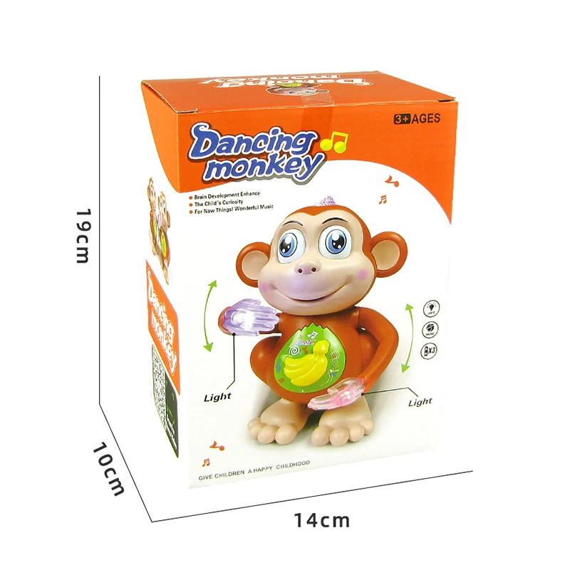 New Children\'s Electric Dancing Monkey Singing Cartoon Toys Swing Walking Monkey Toy Phone Musical Toys For Baby Toddler Gift