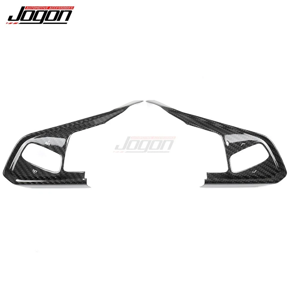 Real Dry Carbon Interior Steering Wheel 3 Buttons Cover For Chevy For Chevrolet Corvette C8 Stingray Coupe 3LT 1LT Z06 Z51 2024+