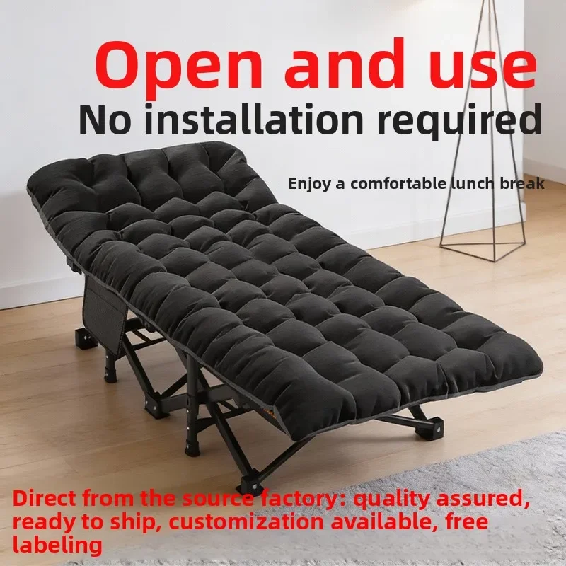 Fold Up Bed System Bed Bed Portable Nap Bed Office Nap Tool Foldable Hospital Care Single Person Couch Home Use Convertible