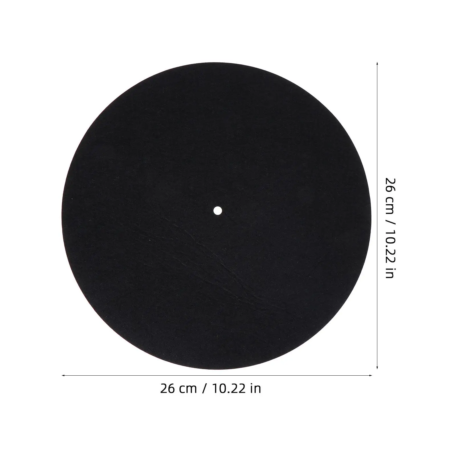 2 Pcs Accessories Disc Player Record Mat Anti Static Turntable Felt Anti-Static for