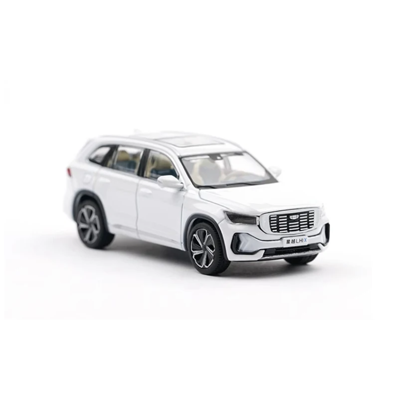 Modèle de voiture en alliage moulé sous pression, Geely Xingyue L Hi-X SUV, produit fini, jouet de simulation, cadeau de collection, affichage de modèles de leges, échelle 1:64