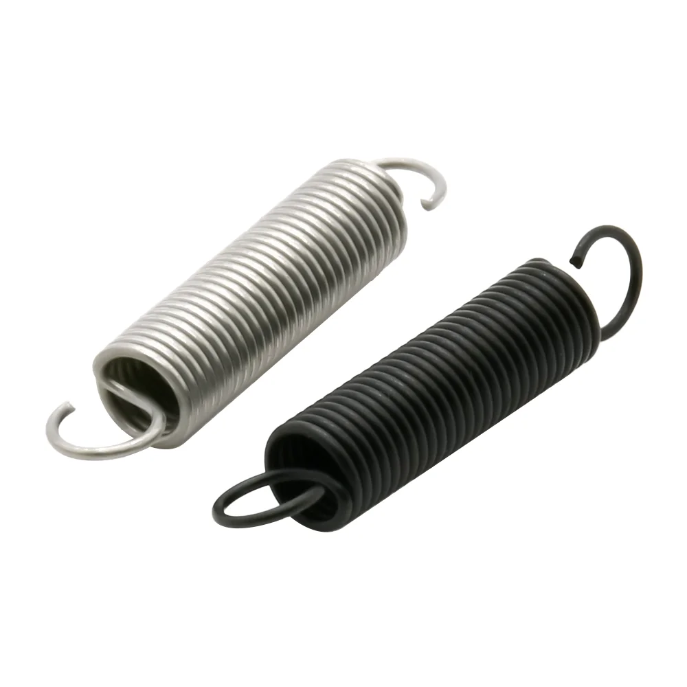 10 PCS SWP-A Tension Spring Medium Load Nigrescnece OD 3-12mm Length 10-100mm Wire Diameter 0.4-1.6mm ATHR-E1-PG1