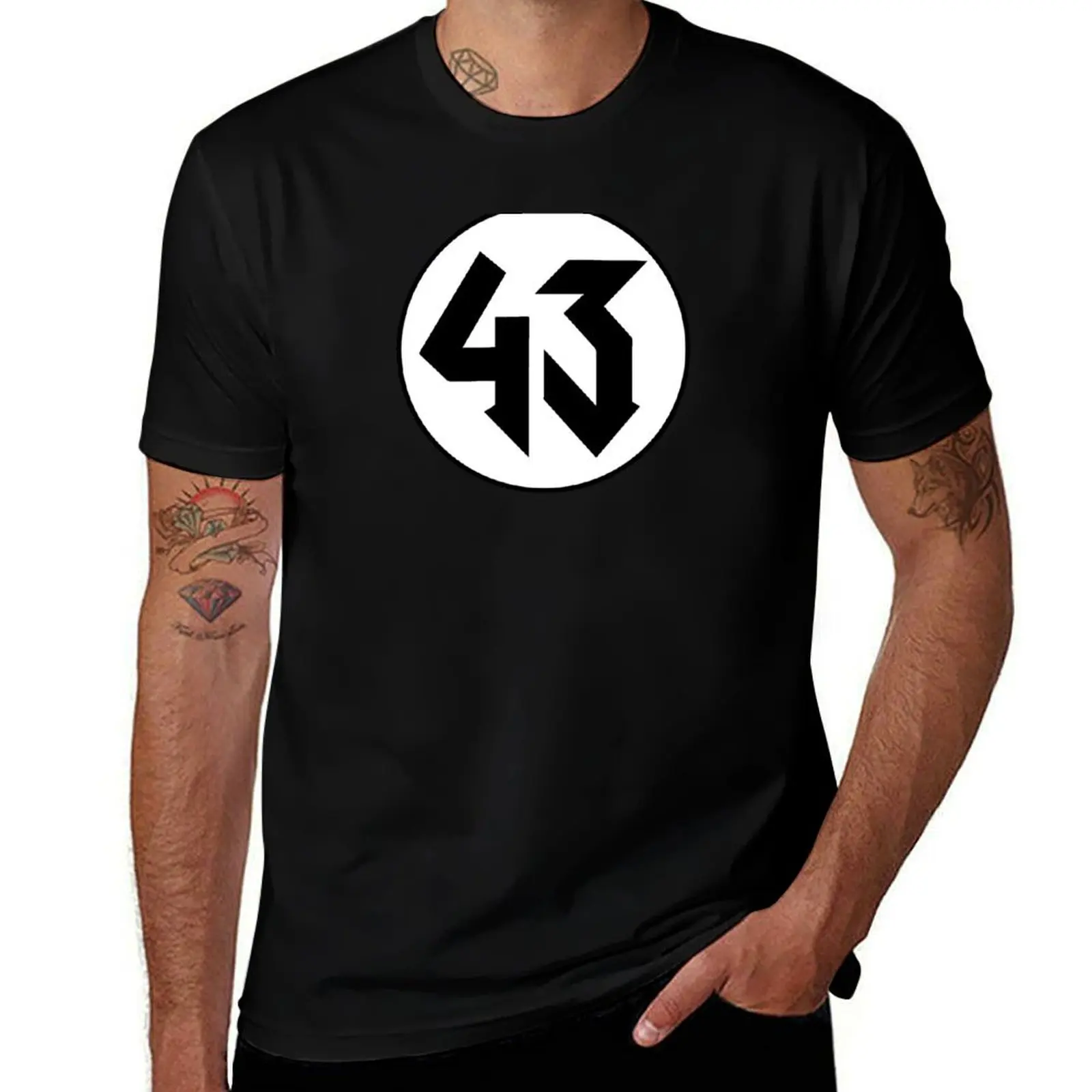 #43 Block T-Shirt t shirt for man 100 percent cotton T-Shirt