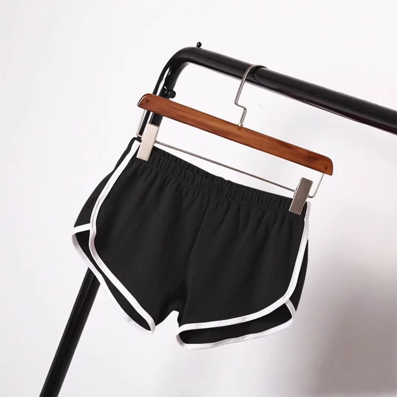 Summer Hot Sale Women's Yoga Beach Shorts Sports Shorts Women's Home Casual Shorts Solid Color Fashion Candy Color Hot Pants Sho