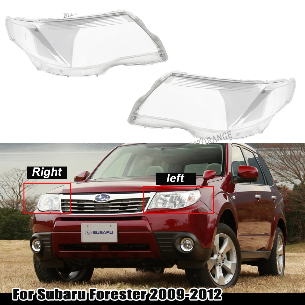 

Налобный фонарь для Subaru Forester 2009 2010 2011 2012, крышка фары, крышки лампы, прозрачный абажур, линзы из оргстекла