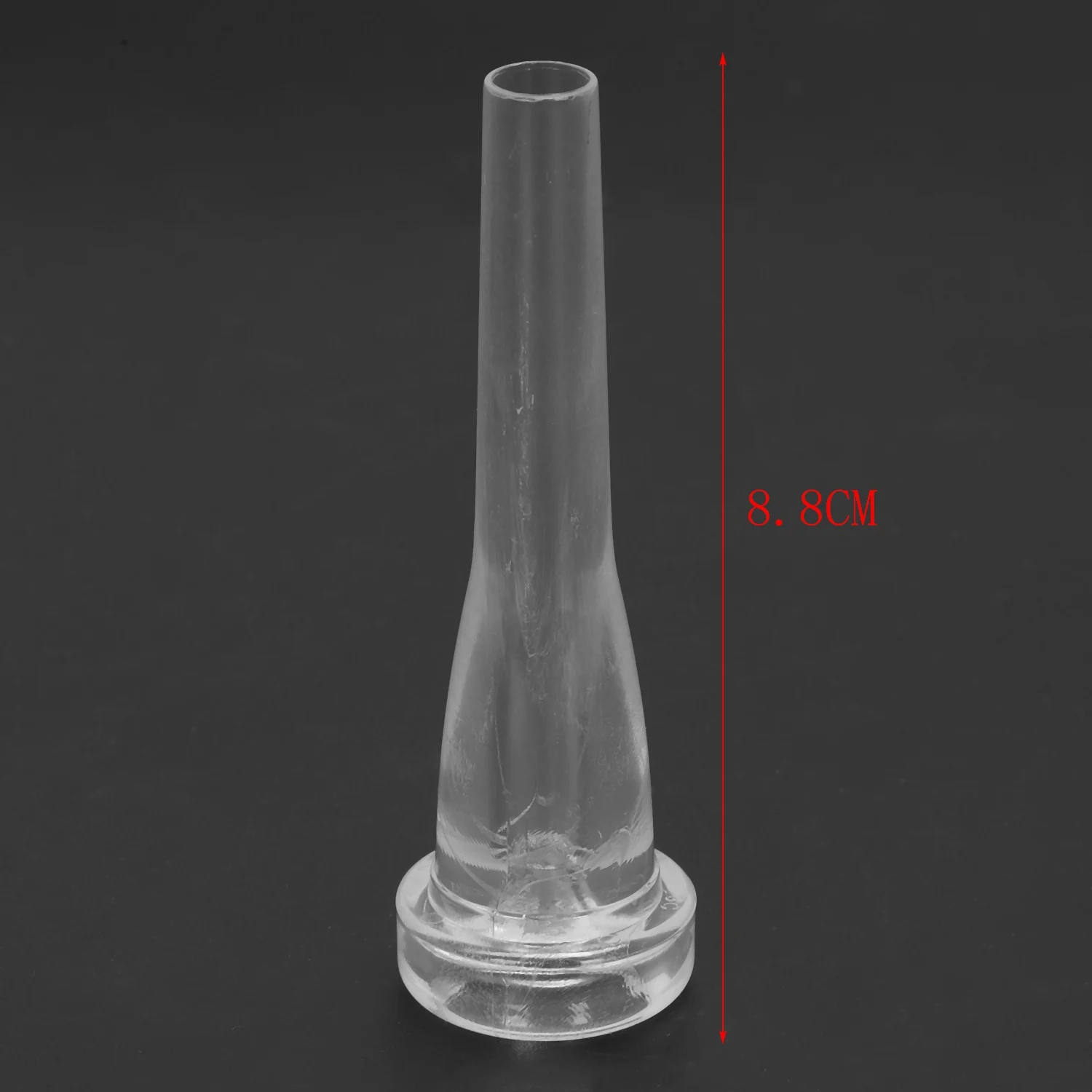 ABS Trumpet Mouthpiece Meg ukuran 3C untuk Bach pemula aksesoris trompet musik bagian atau latihan jari, putih kaya