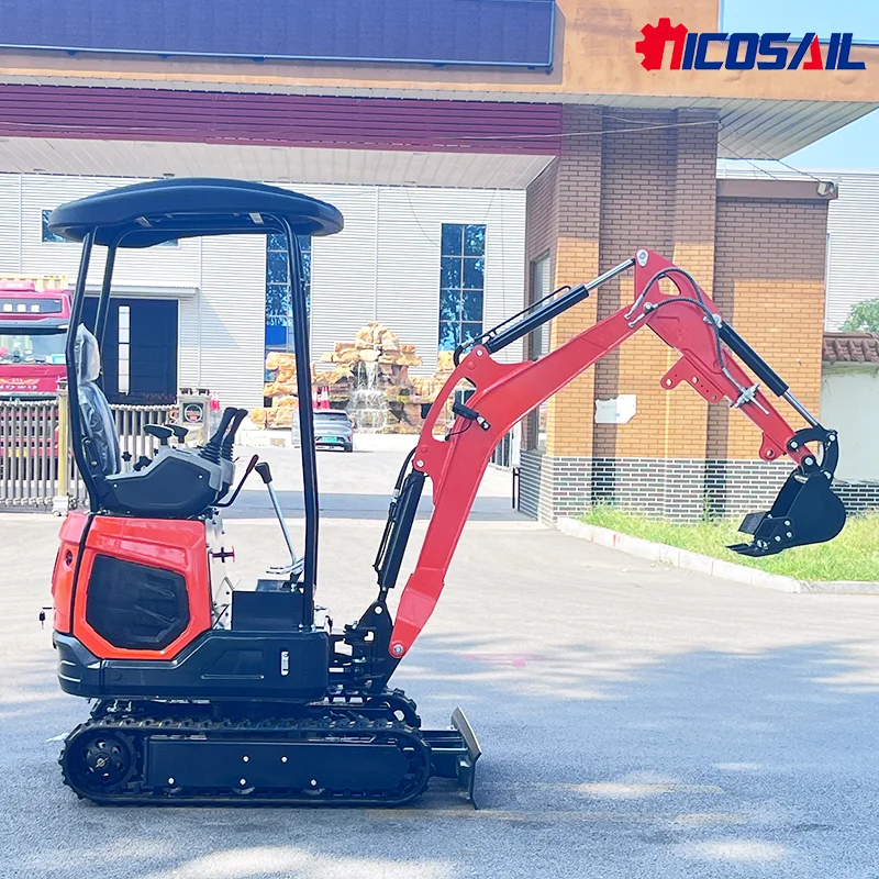 Kleine graafmachine voor huishoudelijk gebruik 1,8 ton EPA Kubota-motor op maat gemaakte rupsgraafmachine boerderij gemaakt in China