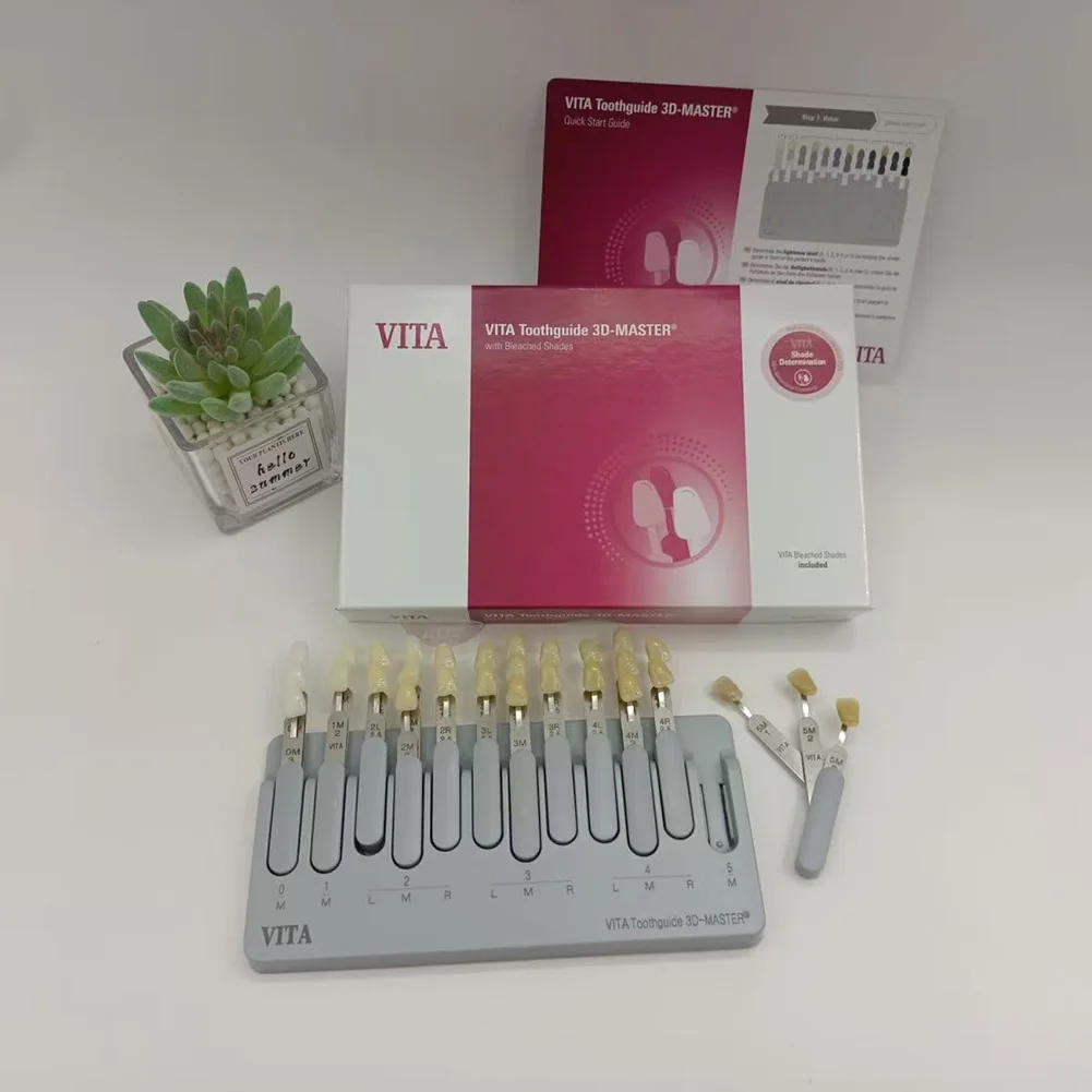 Vita Dental Shade Guide Classical 16 Colors Vita 3D Master Bleach Toothguide Tooth Whitening Denture Model Colorimetric Plate