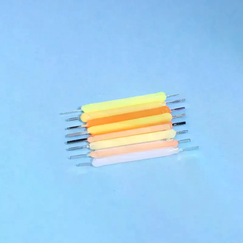 10Pcs Ceramic Hard LED Filament DC3V 120mA 26mm DIY Edison Bulb Diode Accessories Lamp Beads Christmas Decoration Lighting