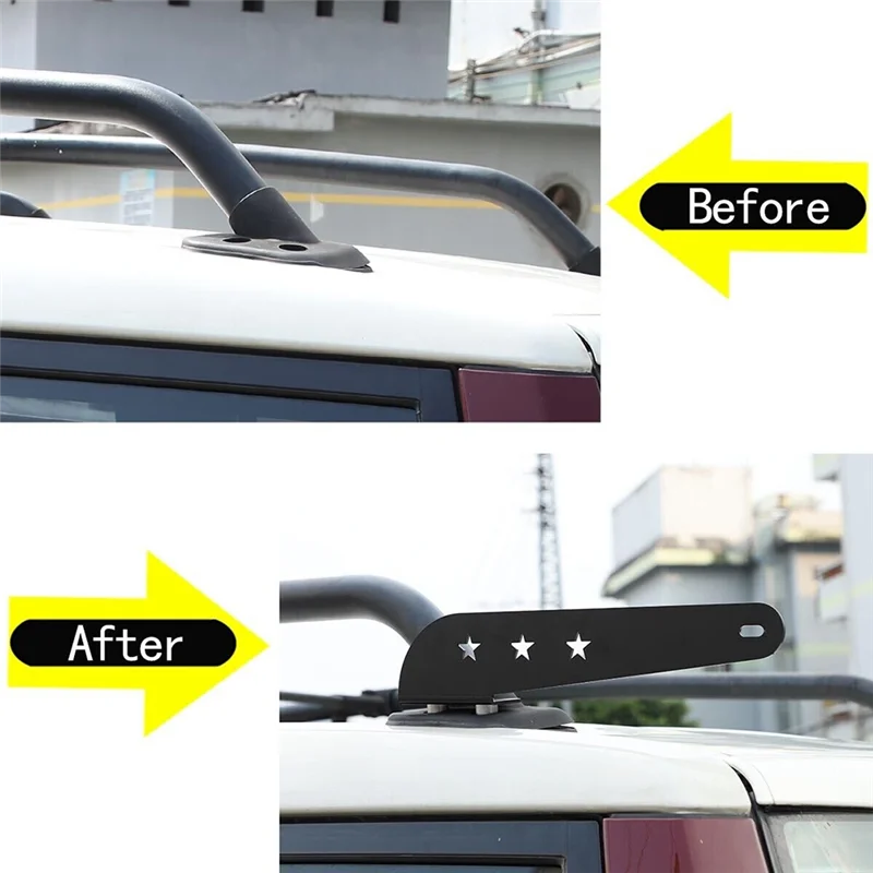 

A90Q-Roof Searchlight Bracket For Toyota FJ Cruiser 2007-2021 Car Light Base Holder Car Accessories