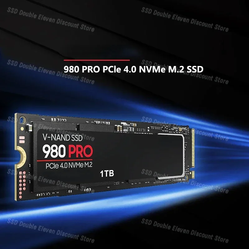 980Pro 8 تيرا بايت SSD NVMe M.2 2280 1 تيرا بايت 2 تيرا بايت 4 تيرا بايت القرص الصلب الداخلي محرك الحالة الصلبة PCIe Gen 4.0x4 لأجهزة الكمبيوتر المحمول PS5 والكمبيوتر المكتبي المحمول