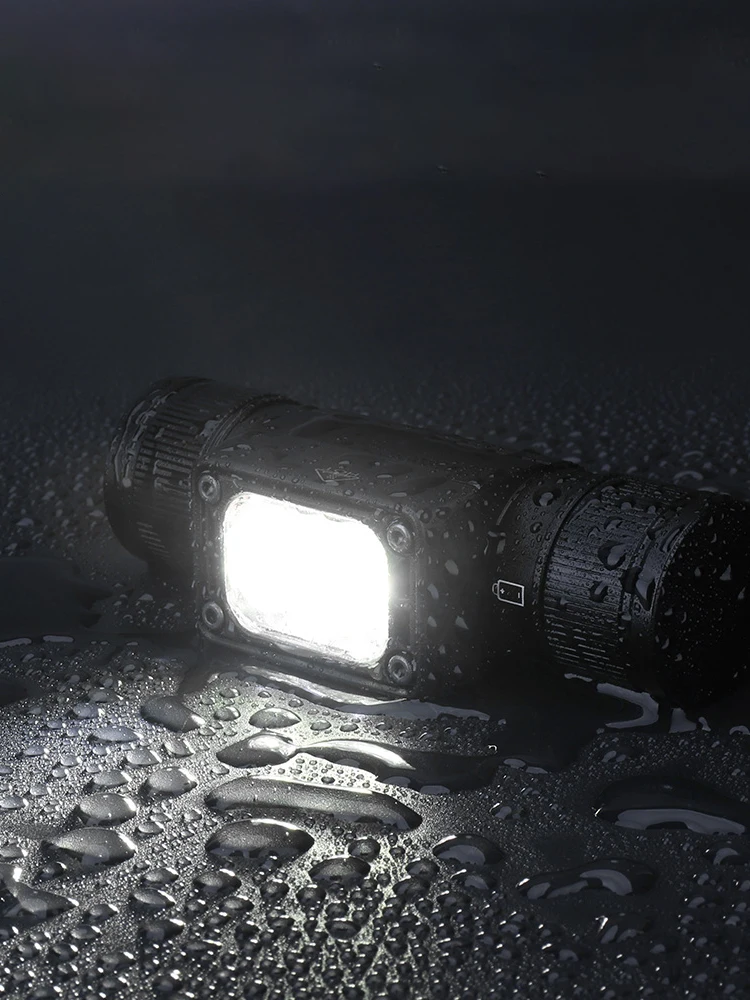 BORUiT HP360 LED-Stirnlampe, 1000 lm, leistungsstarker wiederaufladbarer Typ-C-Scheinwerfer, wasserdicht, für Camping, Angeln, Stirnlampe, Notfalllaterne