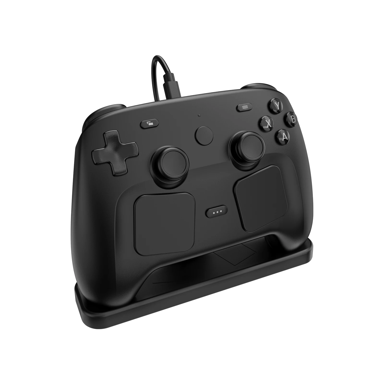 Universal Magnetic Charging Dock&Desktop Stand JYS-SDM013 for Steam Controller,Anti-Tip Triangular Structure Metal Base