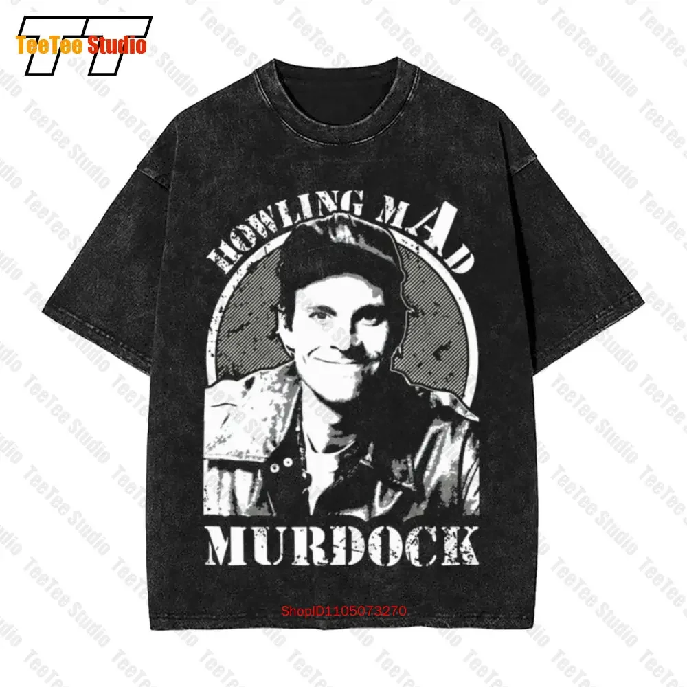 Howling Mad Murdock The A Team Action Tv T Shirt Women Oversized T-Shirt F0PN