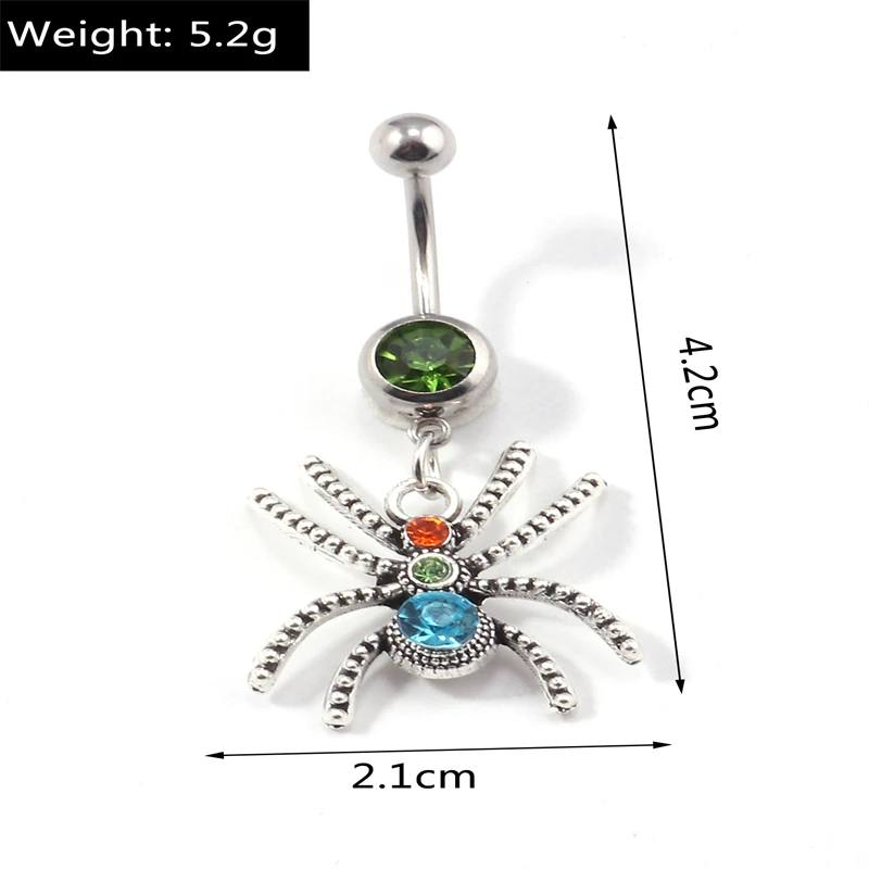 Mode Obst Kirsche Bauchnabel Ringe Sexy Nabel Ringe Bauch Piercing Körper Schmuck für Frauen Mädchen Party Urlaub Schmuck Geschenke – Detail 11