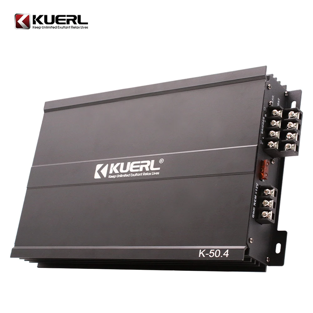 

New Best-selling Car Amplifier RMS 50W*4 High Power 12V 4 Channel Audio Amplifier for Car