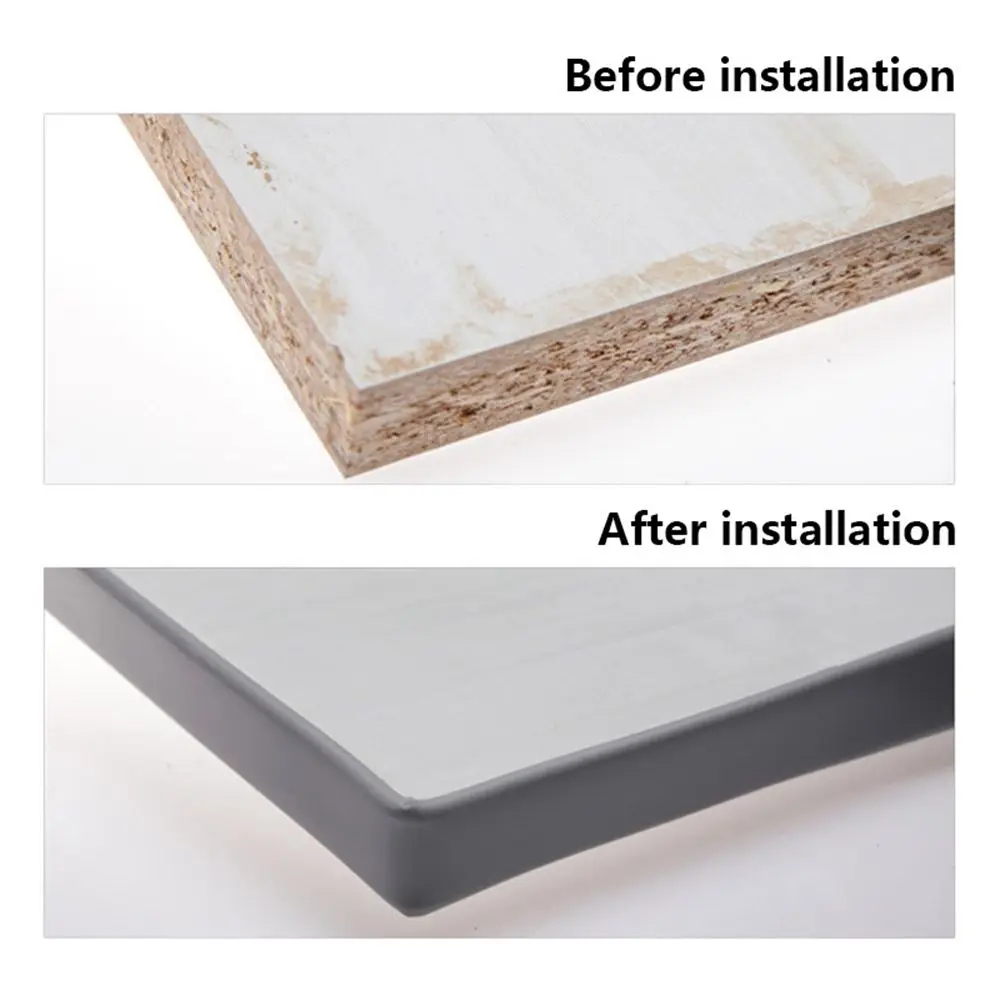 U-Shaped Silicone Board Sealers Wardrobe Seal  Edge Strip Banding Tape Edge Protector Protector  Cover