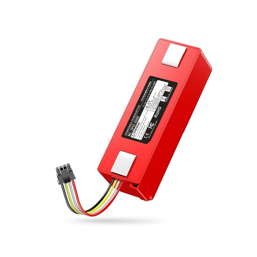 

Оригинальный сменный аккумулятор BRR-2P4S-5200D для робота-пылесоса XIAOMI 1S 1ST Roborock SDJQR01RR, 6500 мАч, высокая емкость, длительный срок службы