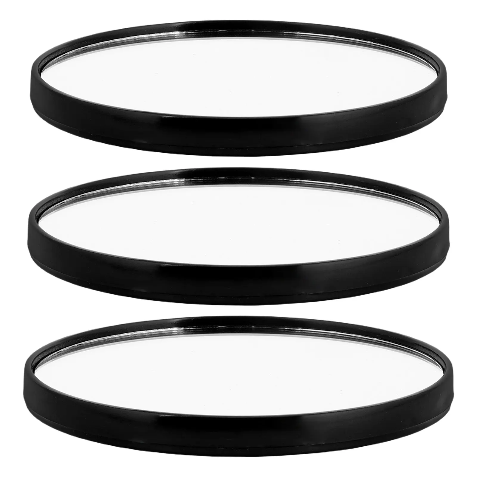 

3Pcs Portable Black Makeup Magnifying Mirror 5X Compact Round Travel Vanity Handheld Mirror Makeup Travel