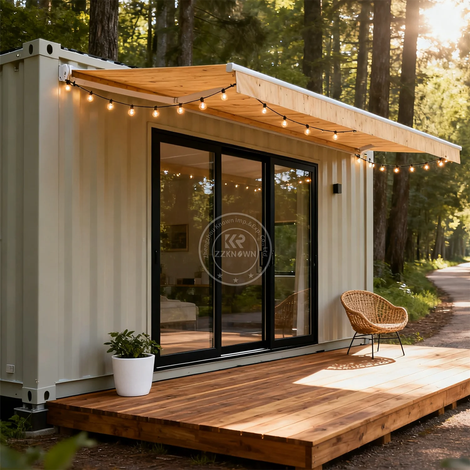 منزل حاوية متنقل مخصص، حاوية وحدات منزلية متنقلة، منزل جاهز للمعيشة العائلية #4